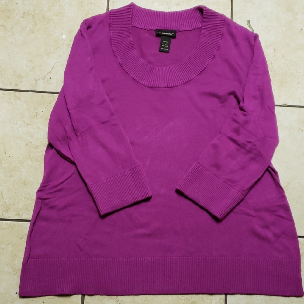 Purple Lane Bryant sweater